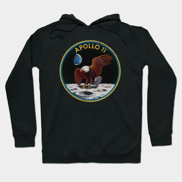 Apollo 11 Vintage Insignia Hoodie by Distant War